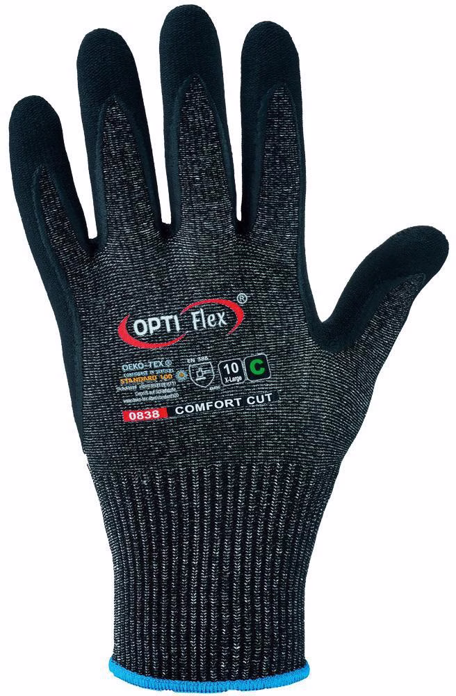 Schnitthandschuh Comfort Cut Gr.9 schwarz meliert/schwarz EN 388 PSA II 12 PA