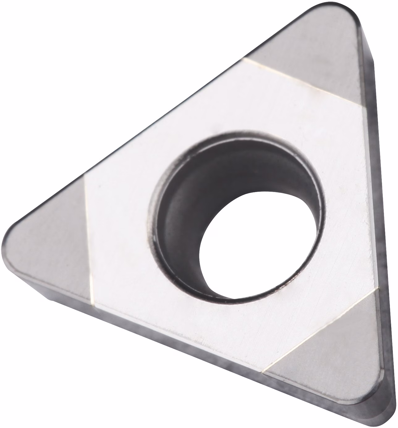 Drehwendeschneidplatte ISO TCGW Farbe Silber-Schwarz