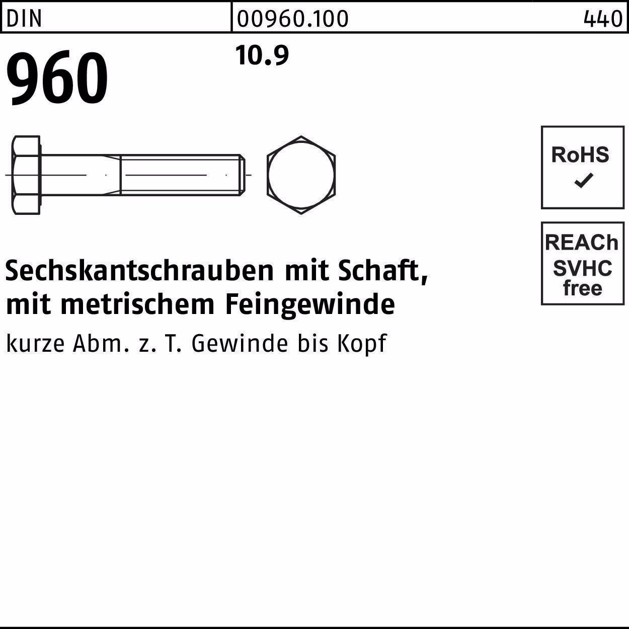 Sechskantschraube 10.9