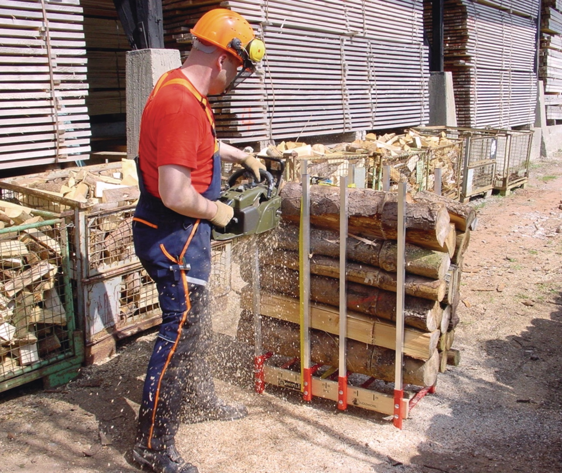 Sägebock Holzmichel B.820xH.1130xT.465mm Alu/HO