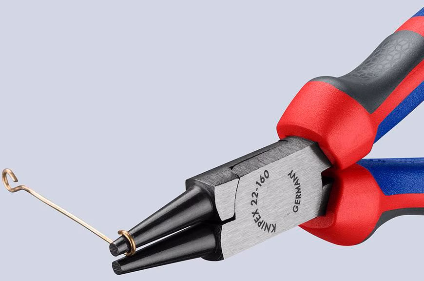 Rundzange L.160mm Kopf pol.Comfort-Griff