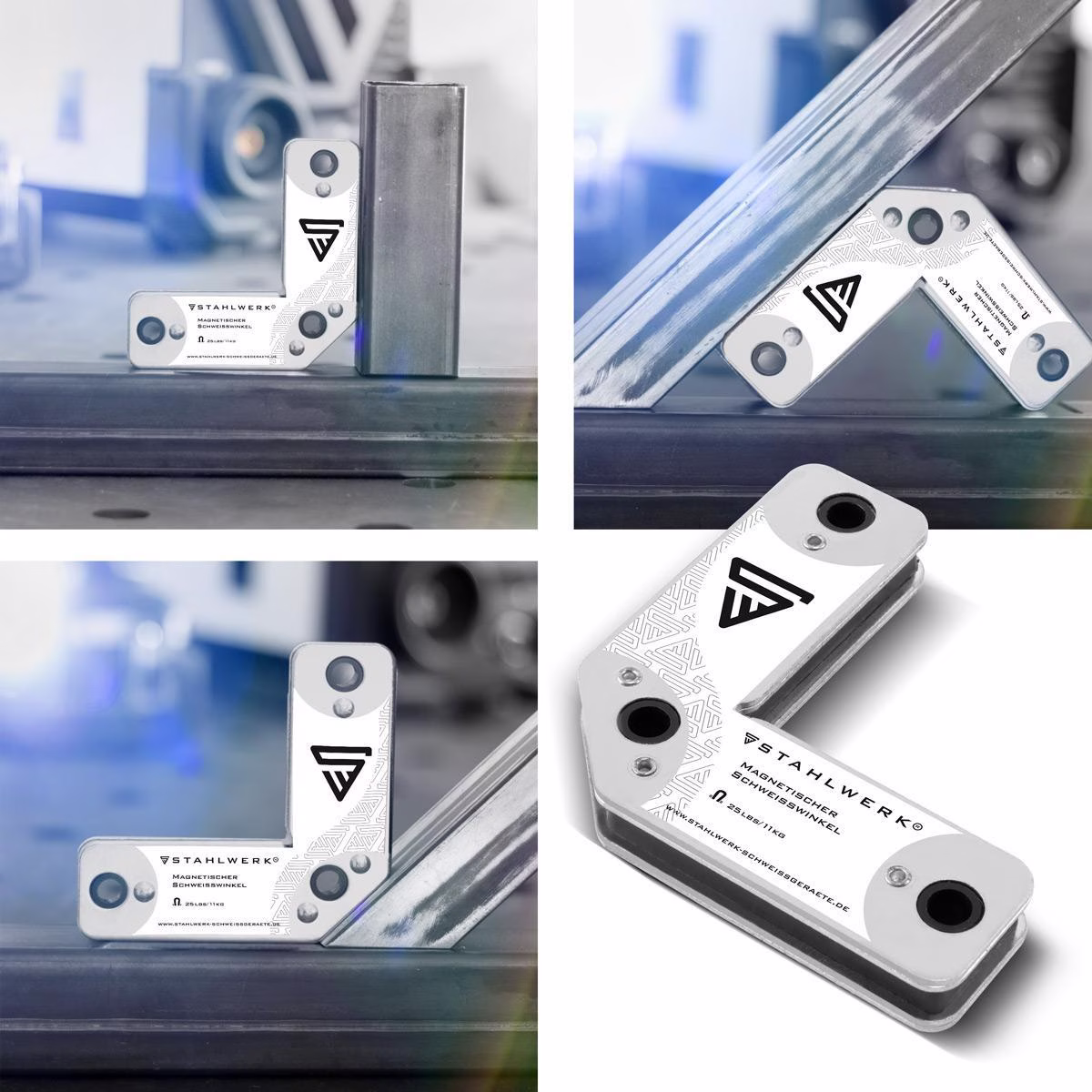 Magnet-Schweißwinkel 95x95x14mm 45Grad,90Grad u.135Grad