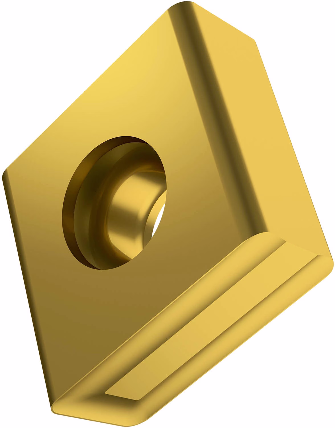 Fräswendeschneidplatte ISO CNM 563:M8330 D. 5,5mm PVD beschichtet Farbe Gold