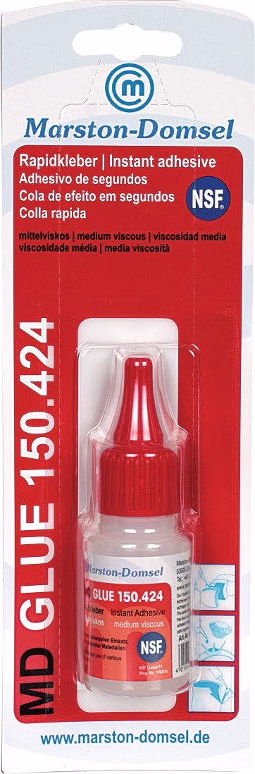 Rapidkleber MD GLUE 150.424 20g NSF P1 farblos Flasche