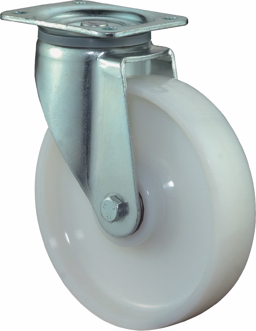 Schwerlast-Lenkrolle Kunststoff Platte L135xB110 mm BS ROLLEN