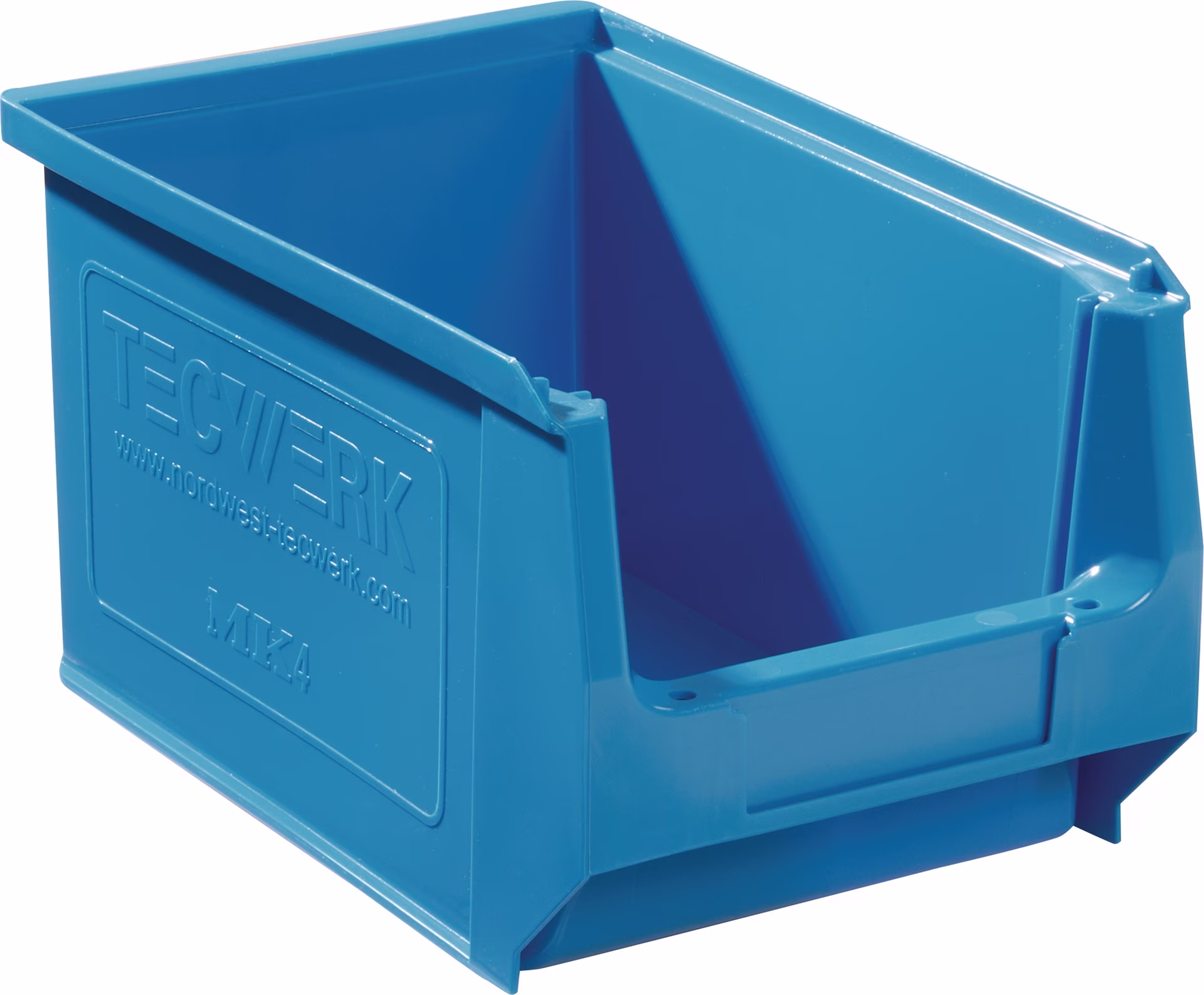 Sichtlagerkasten L230/200xB150xH130mm PE blau