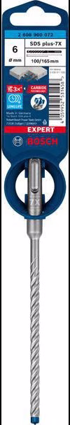 Hammerbohrer Expert SDS-7X D.6mm Arbeits-L.100mm L.165mm SDS-Plus 1 St