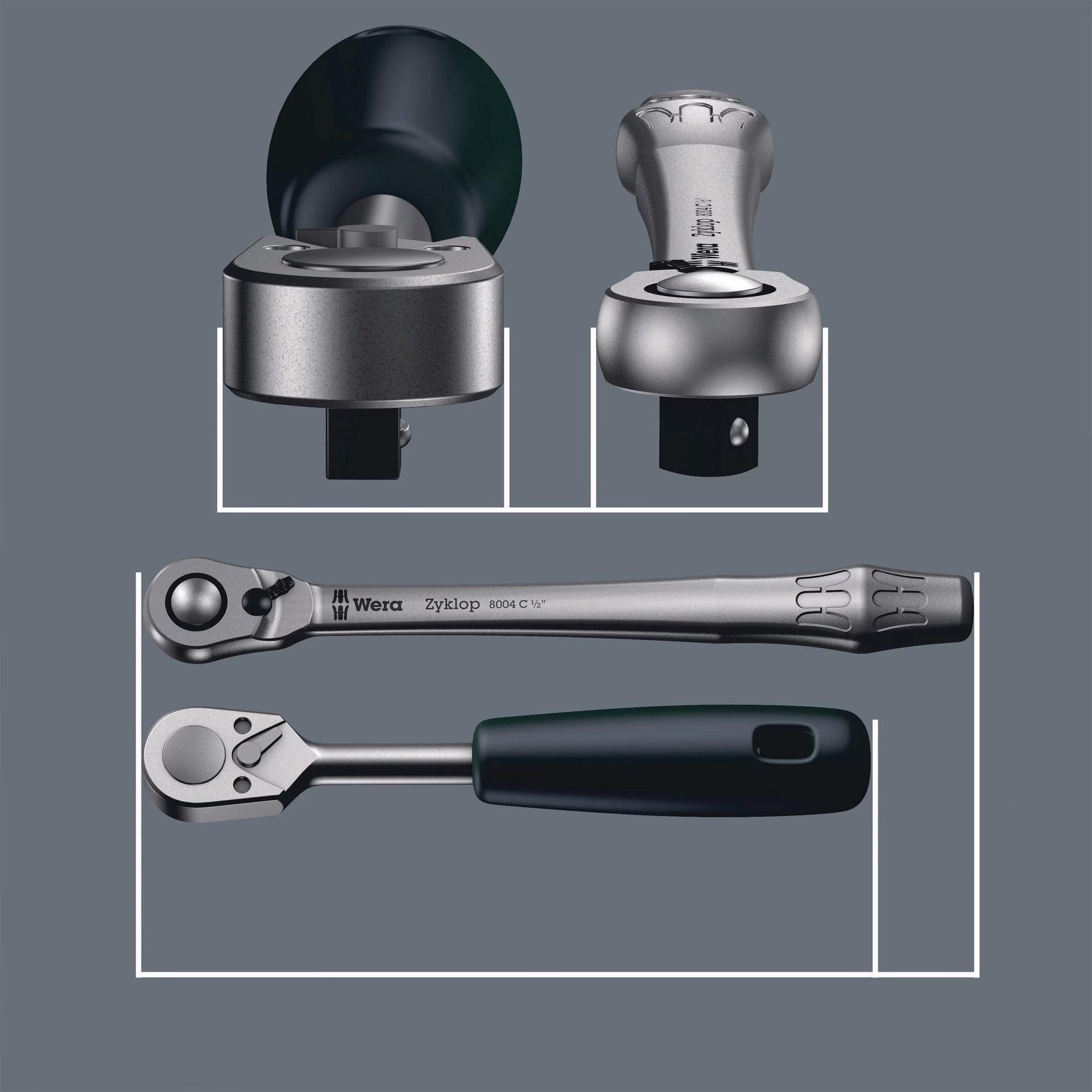 Steckschlüsselsatz 8100 SA 8 Zyklop 28-tlg.1/4 Zoll SW 5-13mm Z.72 6KT