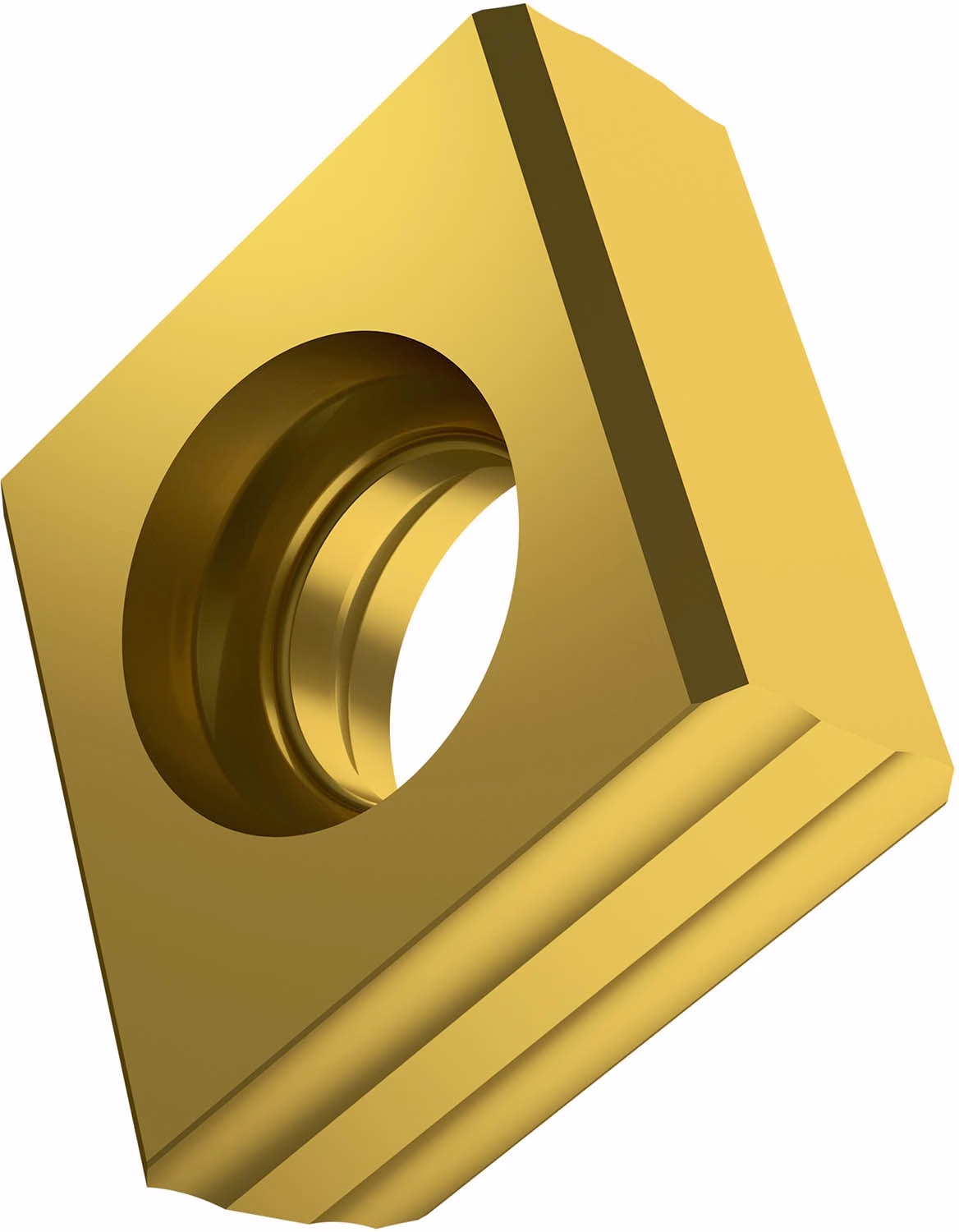 Wendeschneidplatte ISO CNHQ D.4,7mm PVD beschichtet Farbe Gold