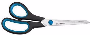 Schere Easy Grip E-30282 00 20cm Linkshänder blau