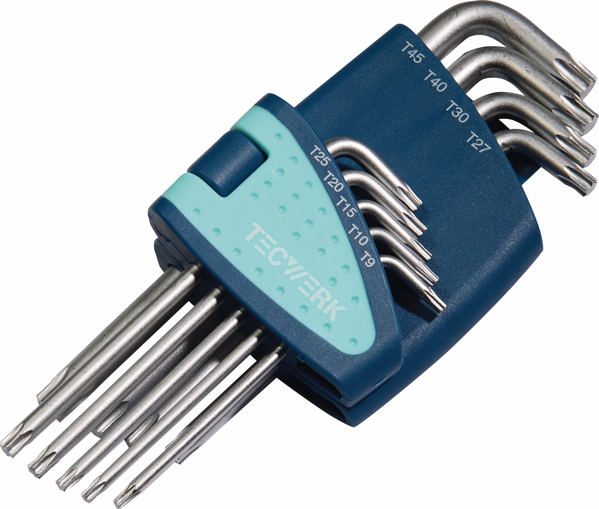 Winkelschraubendrehersatz 9-tlg.T9-T45 Ku.-Halter