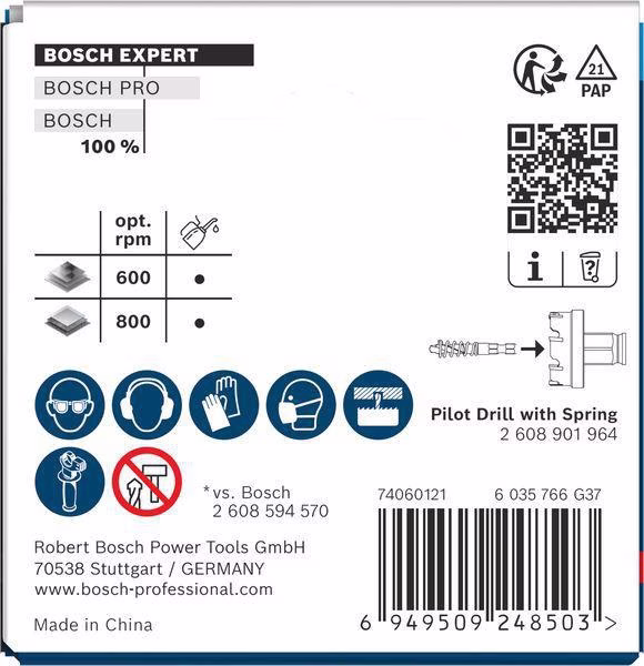 Lochsäge EXPERT Sheet Metal D.20mm Schnitt-T.5mm Power Change Plus