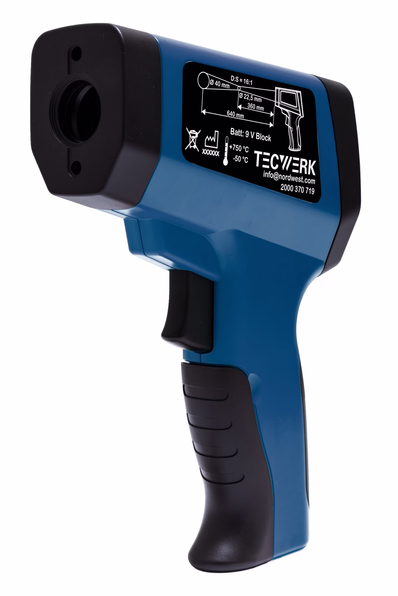 Infrarotthermometer -50 b.ca.750GradC ±2GradC