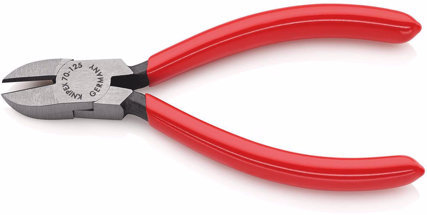 Seitenschneider L.125mm Kopf pol.Ku.-Überzug