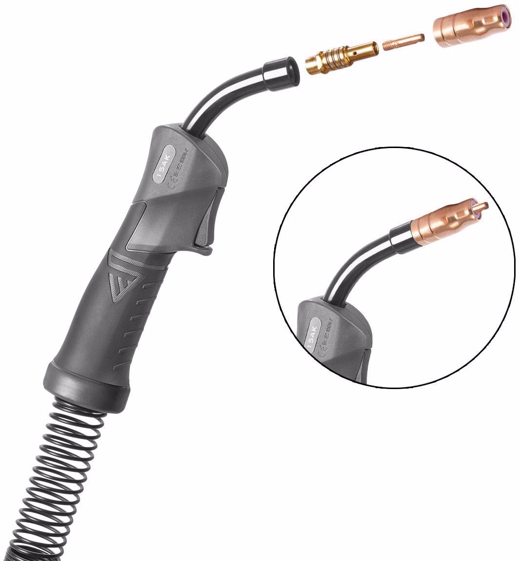 Verschleissteile-Set FLUX AK15/MB15 23-tlg.Stromdüsen-D.0,8mm 23-tlg