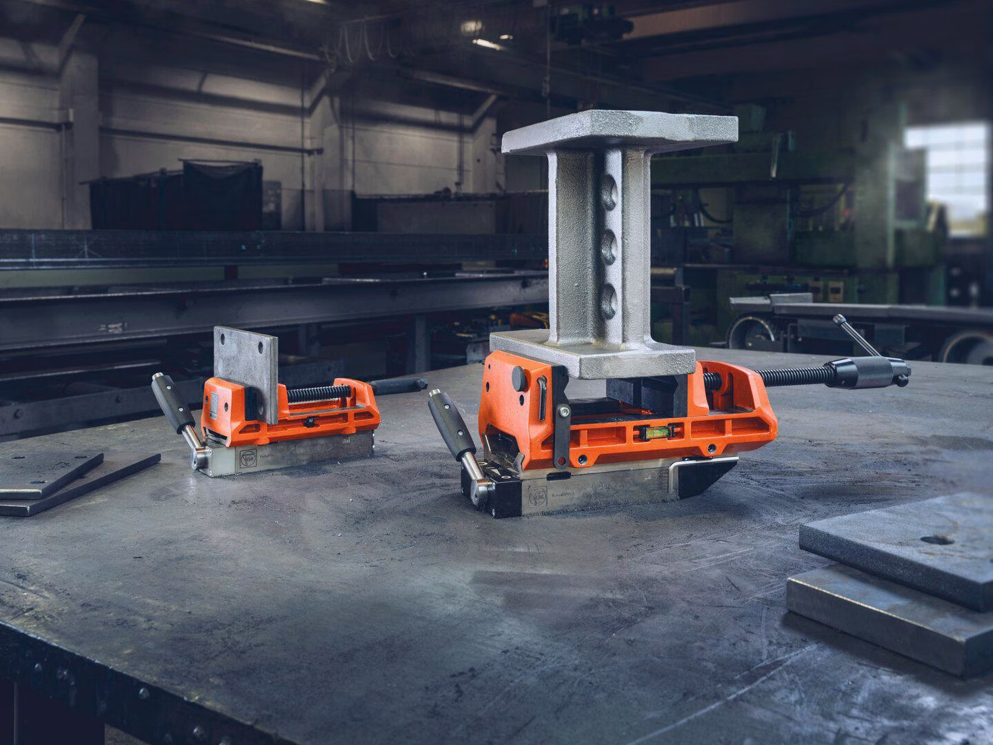 Schraubstock-Set VersaMAG VISE 160L SET Spann-W.160mm Backen-B.150mm