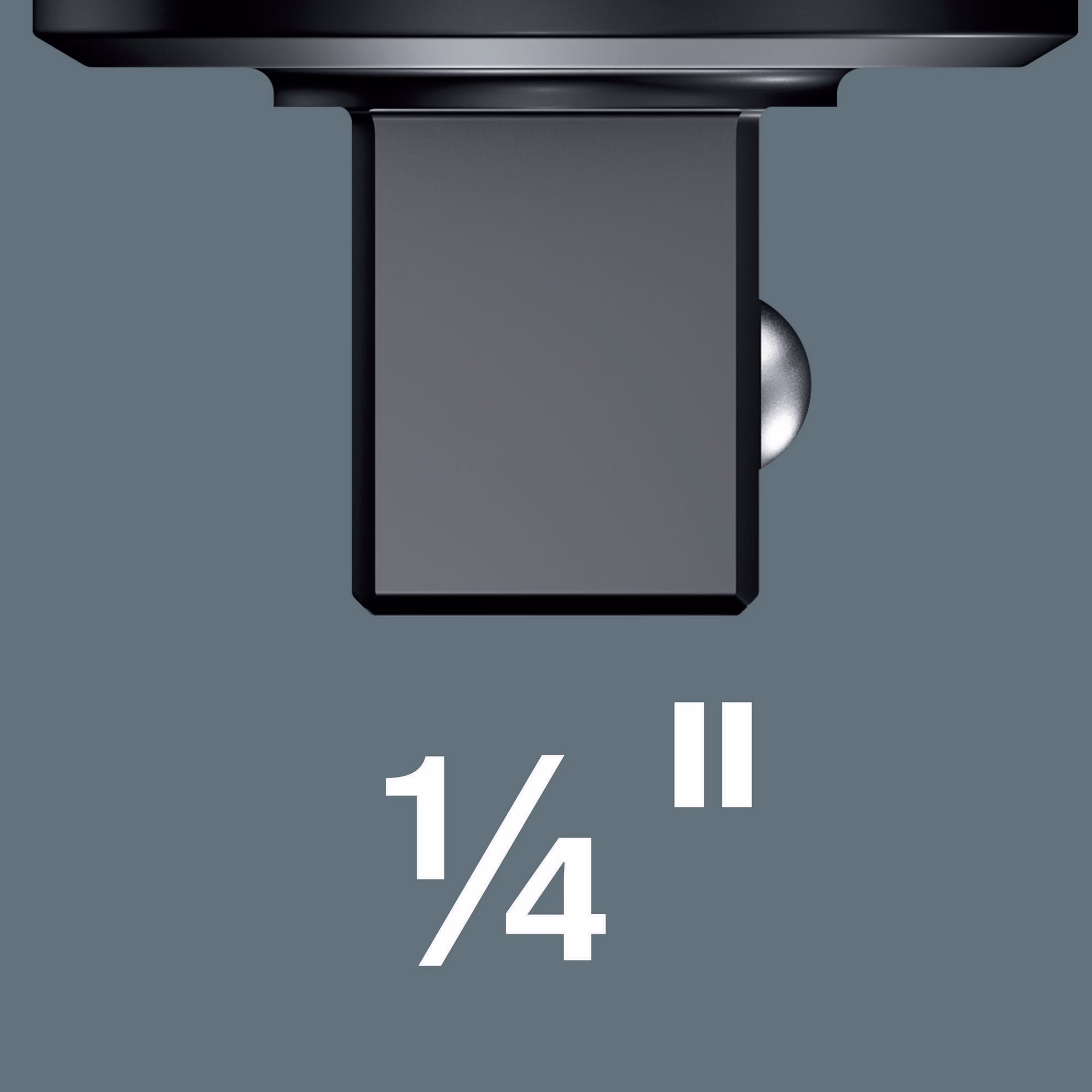 Einsteckknarre 7772 A 1/4 Zoll 9x12mm