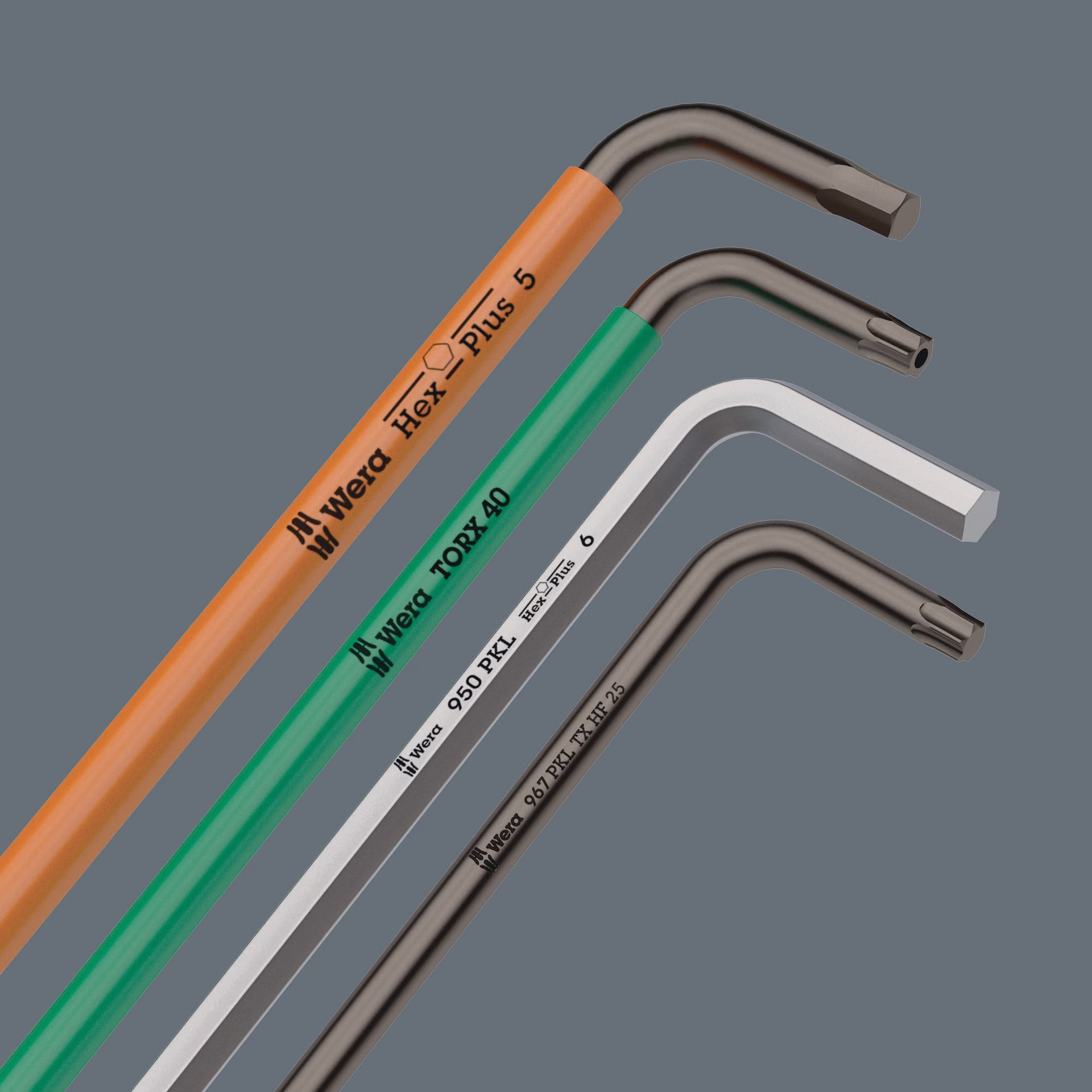 Winkelschraubendrehersatz 950 PKL/9 BM N 9-tlg.Ku.-Halter SW 1,5-10mm