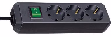 Steckdosenleiste Eco- Line 1152300015 Schalter 3fach sw