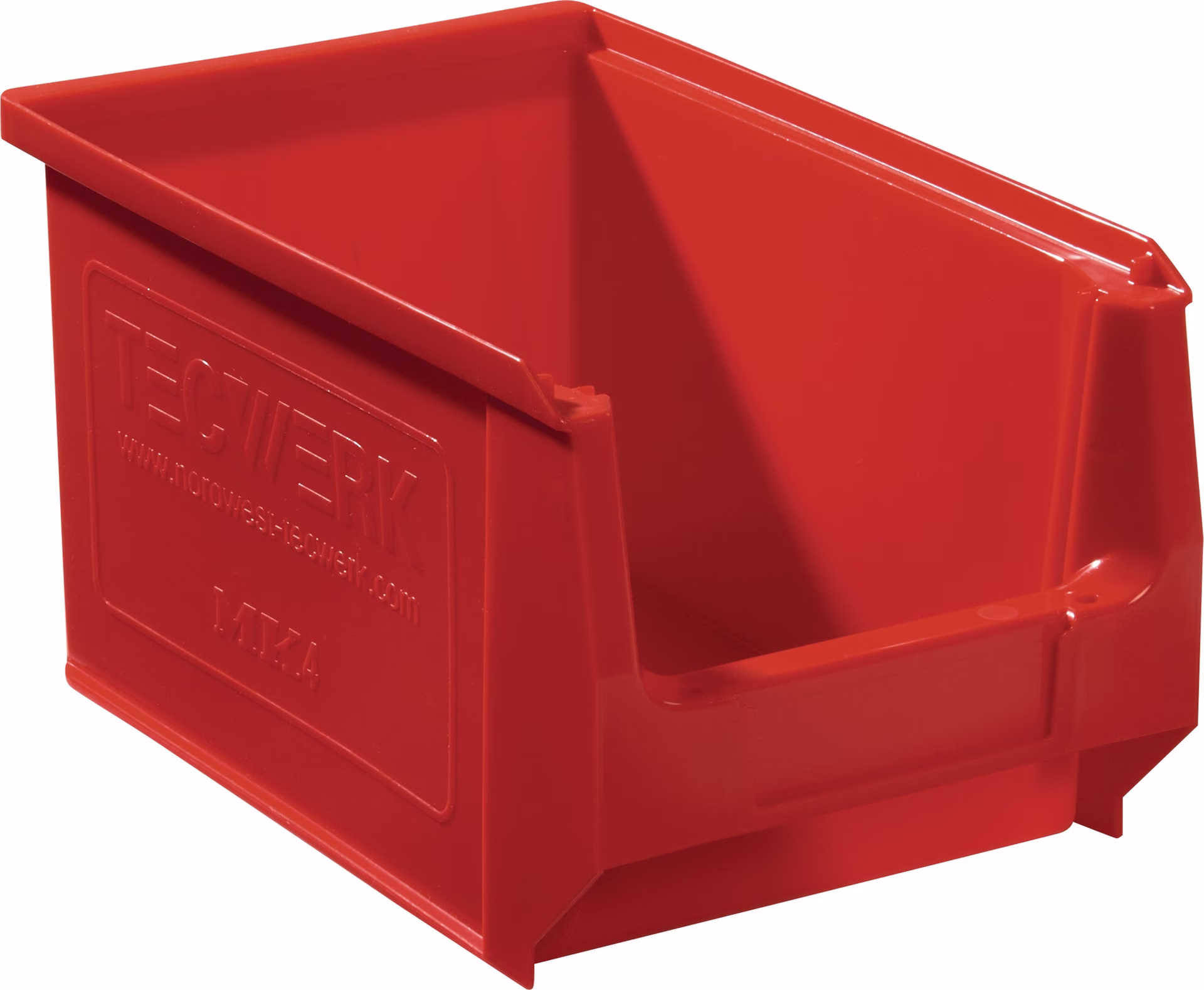 Sichtlagerkasten L230/200xB150xH130mm PE rot
