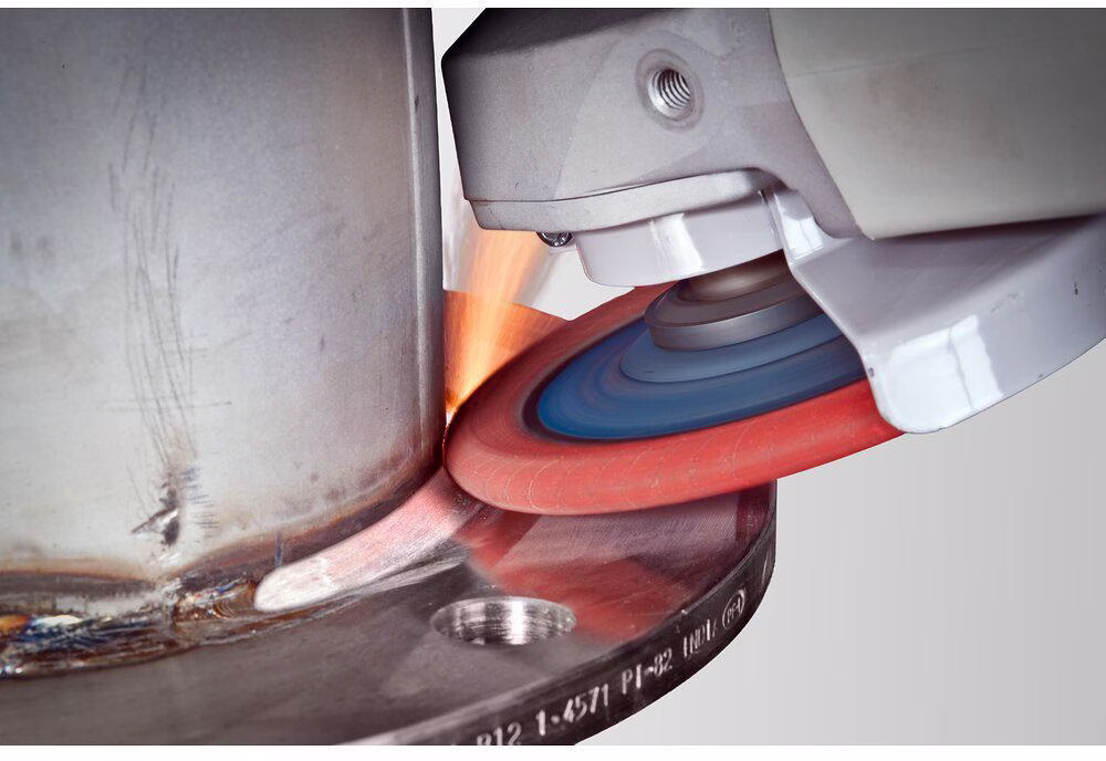 Fächerscheibe POLIFAN CO SGP CURVE STEELOX D.125mm K.60 CURVE INOX/Stahl M PFERD