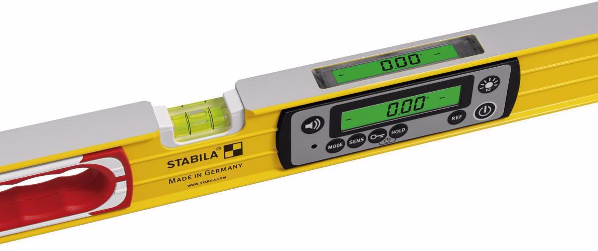 Elektronikwasserwaage TECH 196 DL 23cm Alu.gelb ± 0,5 mm/m ± 0,5 mm/m