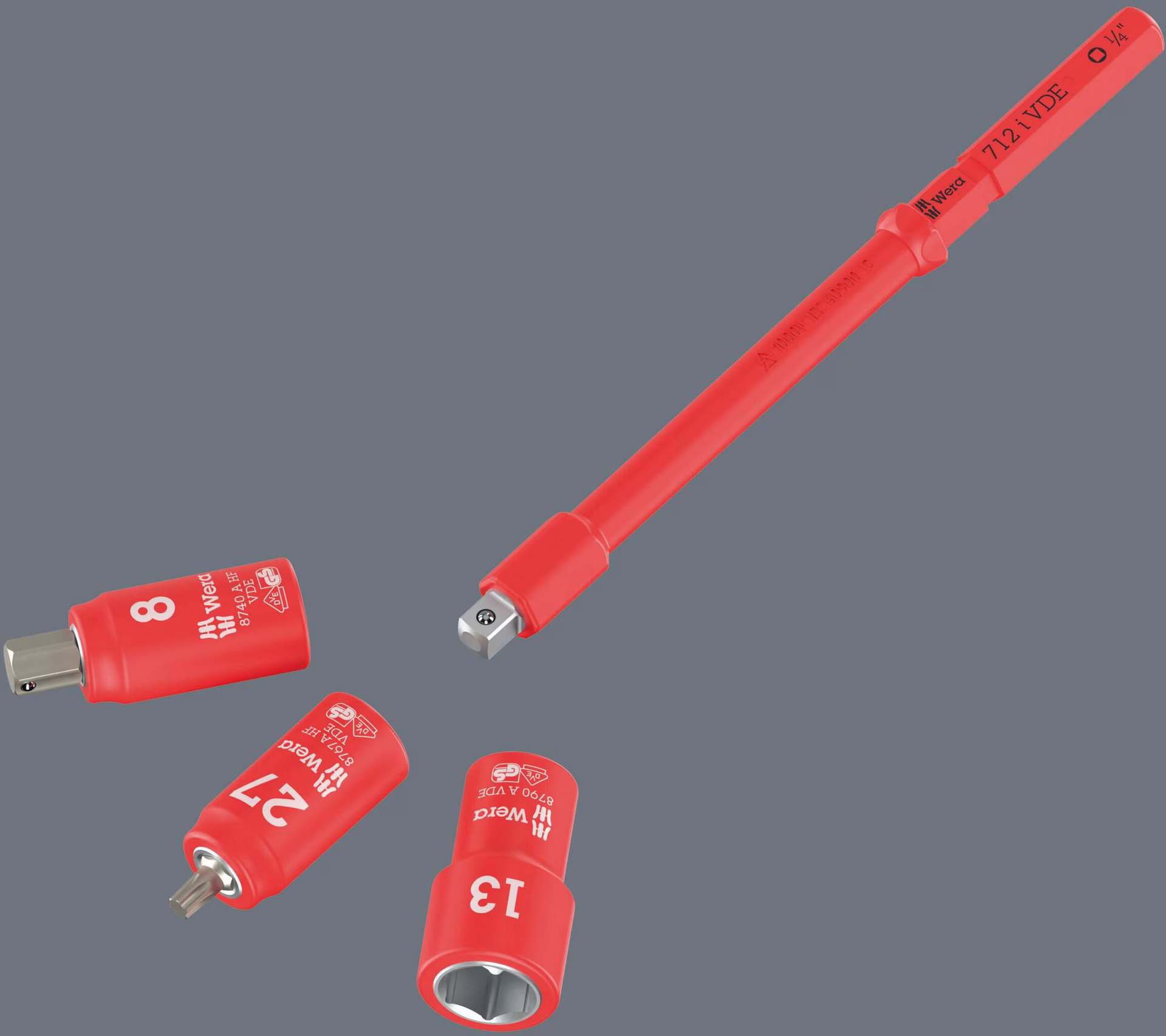 VDE Wechselklingen-Adapter f.Steckschlüsseleins.,1/4 VDE isol.05006642001