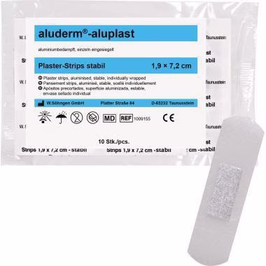 Pflaster aluplast Strips 1009155 1,9x7,2cm 10 St./Pack.