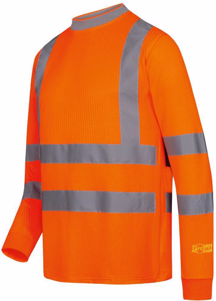 Warnschutz-Langarm-T-Shirt NEVIO Gr.XXL orange