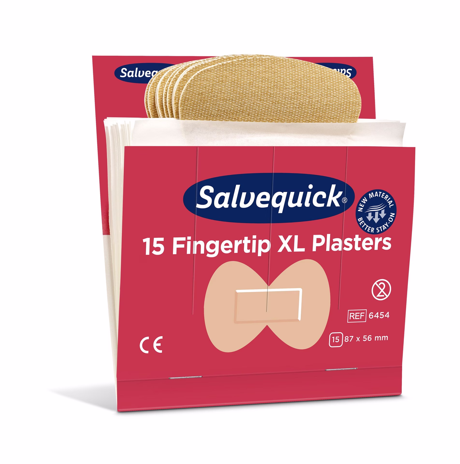 Pflasterstrips Salvequick elastisch 6 Nachfüllpack.je 15 St