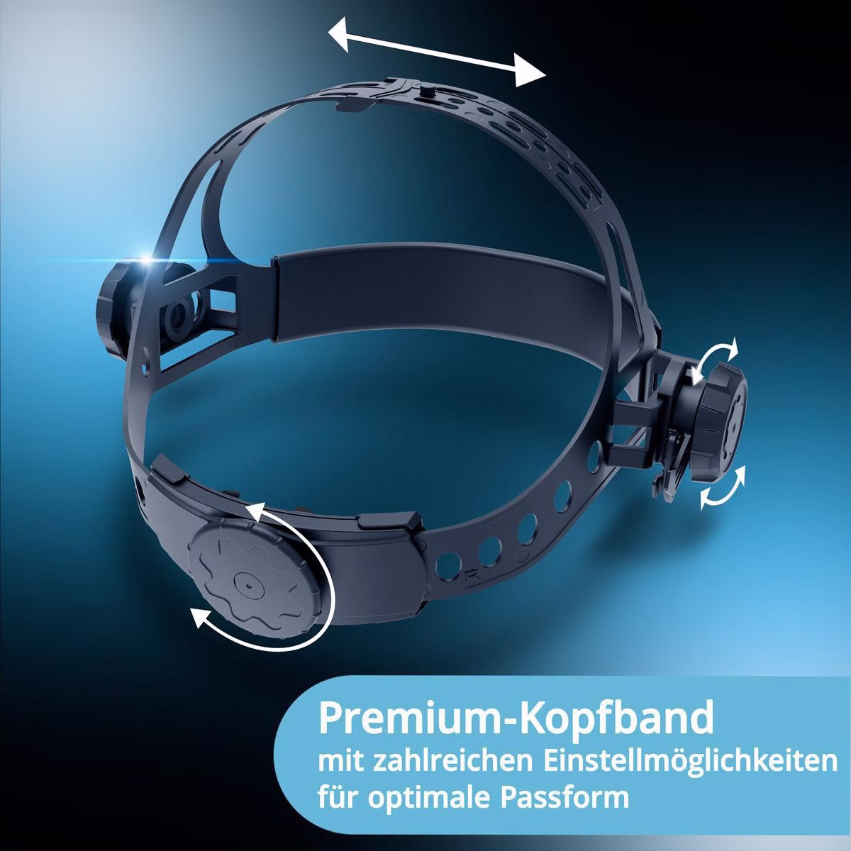 Schweißerschutzhelm WORKER 3-in-1 96x39mm