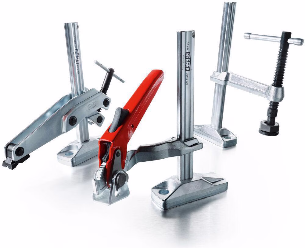 Maschinentischspanner Spann-H.200mm A.100mm Schienen-Q.19,5x9,5mm