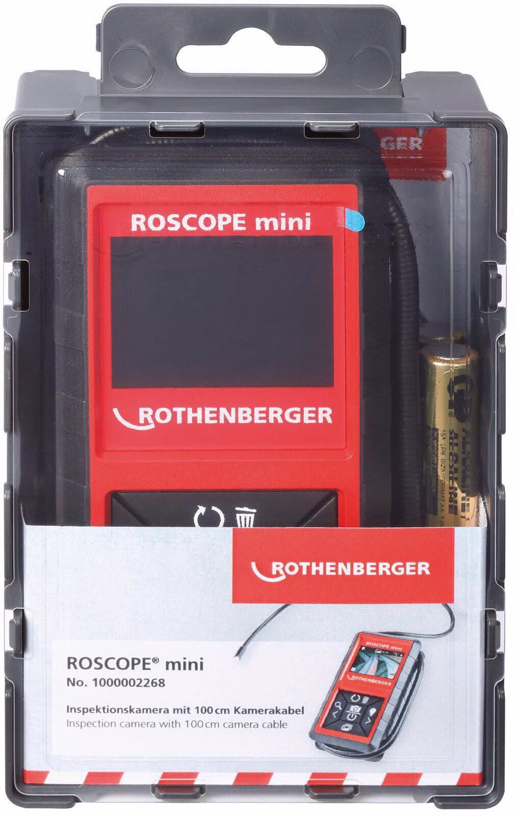 Akku-Inspektionskamera ROSCOPE®mini 2 Zoll 320x240 8,5mm