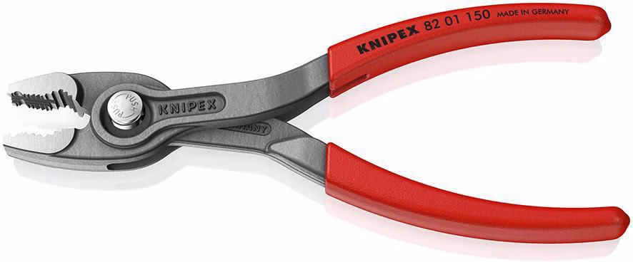 Frontgreifzange TwinGrip L.150mm pol.Ku.-Überzug schwarz atram