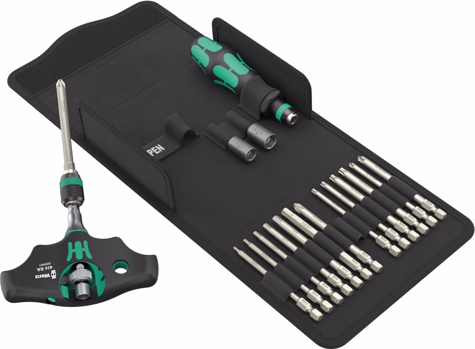 Schraubendrehersatz Kraftform Kompakt 400 RA SHK Set 1 19-tlg.m.Wechselkl