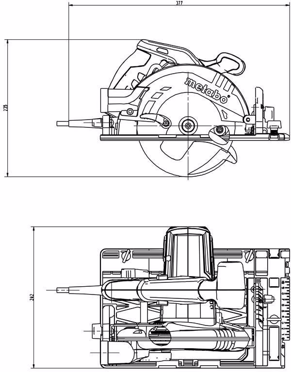 Handkreissäge KS 55 FS Set Leist.1200W Sägeblatt-D160xBohrung20mm m.Führungssch.