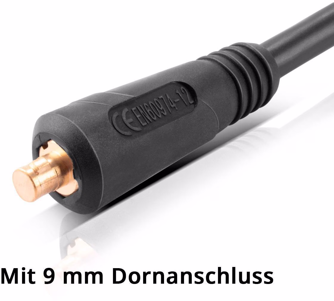 Elektrodenhalter MMA/ARC 200 A 25mm² 9mm Dorn 3m