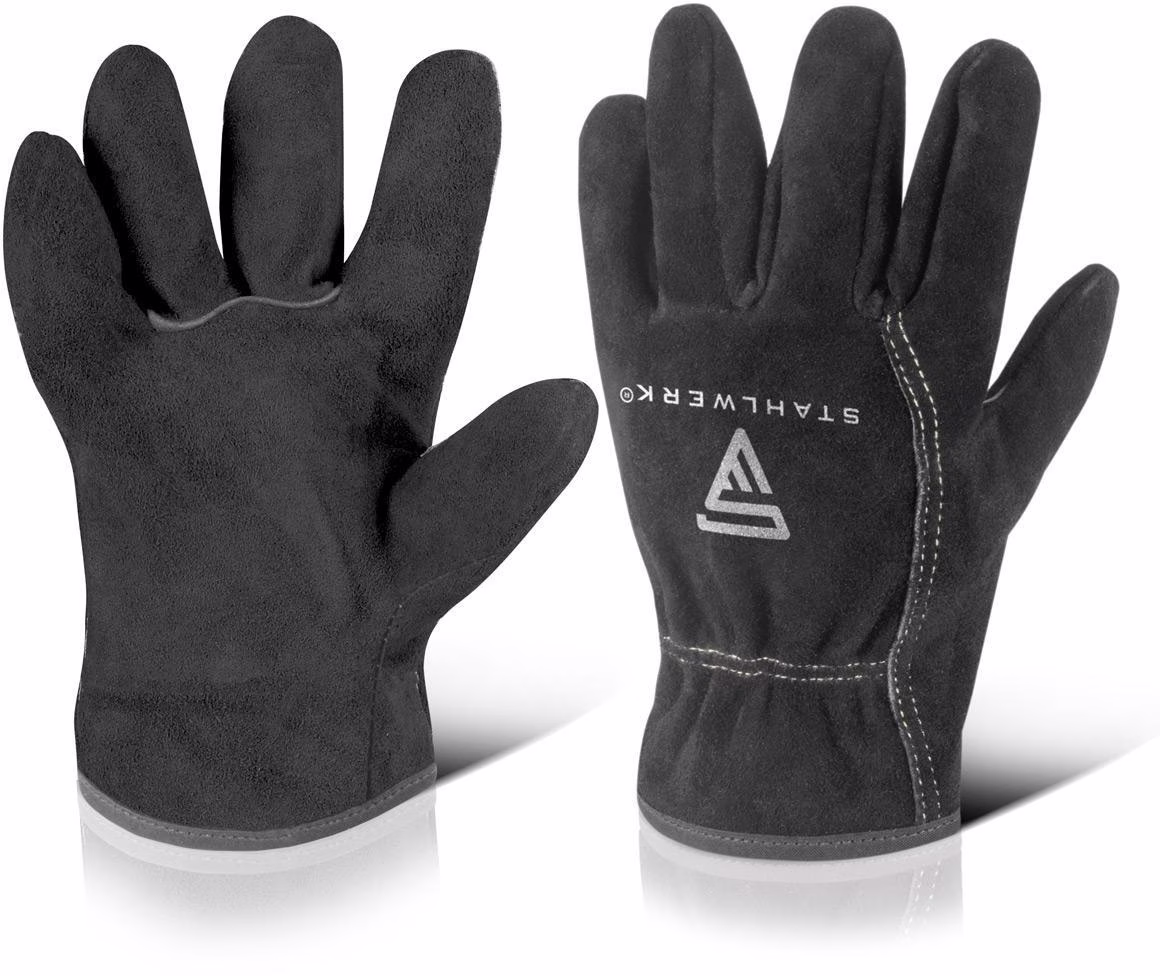 Schweißerhandschuhe Gr.XL Schwarz EN 388:2016 PSA II