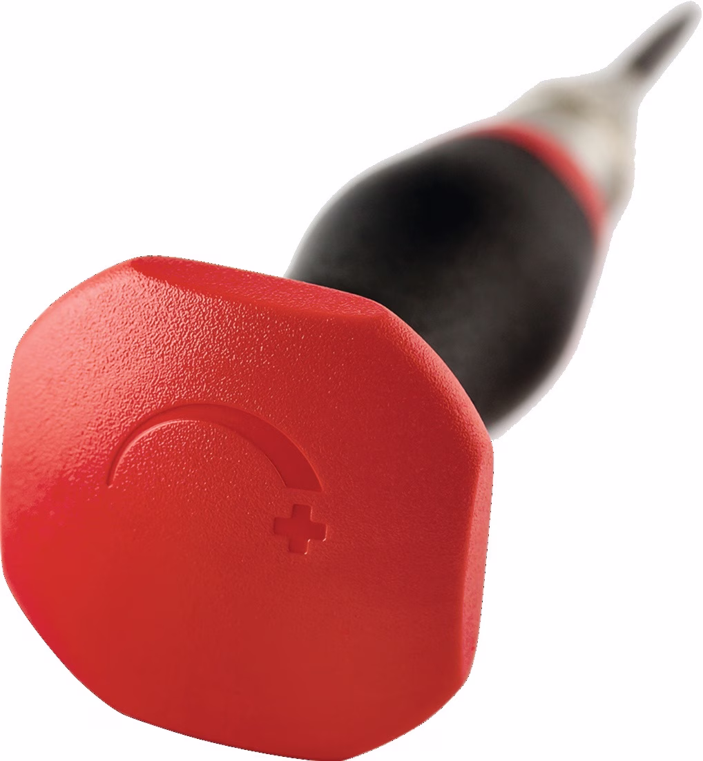 Automatikkörner L.95mm Schaft-Q.11mm 20-50 N m.Handschutz
