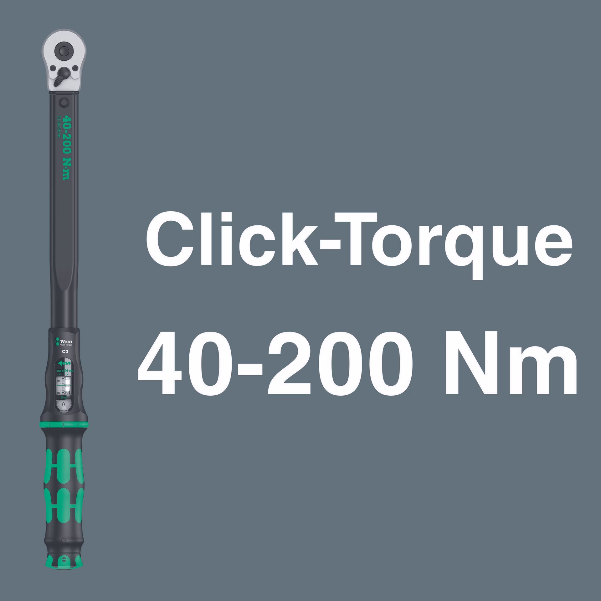Drehmomentschlüsselset Click-Torque C 3 Set 1 13-tlg.40-200 Nm 1/2 Zoll