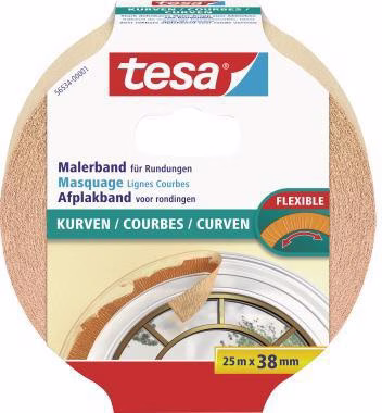 tesa® Kreppband KURVEN