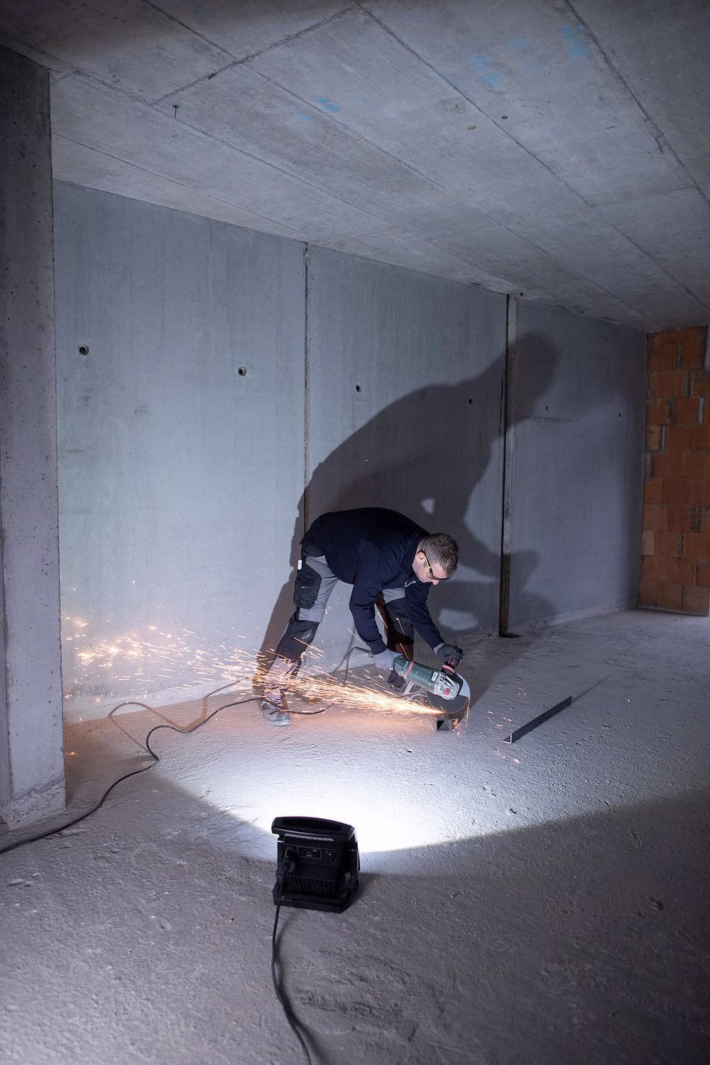 LED-Hybrid-Baustrahler 6050 MH 61,6 W 6200 lm 5m H07RN-F 2X1,0