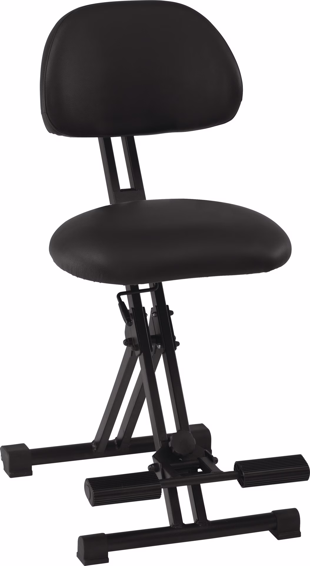 Stehhilfe Kunstleder Sitz-H.550-770mm STA schwarz Fußstütze