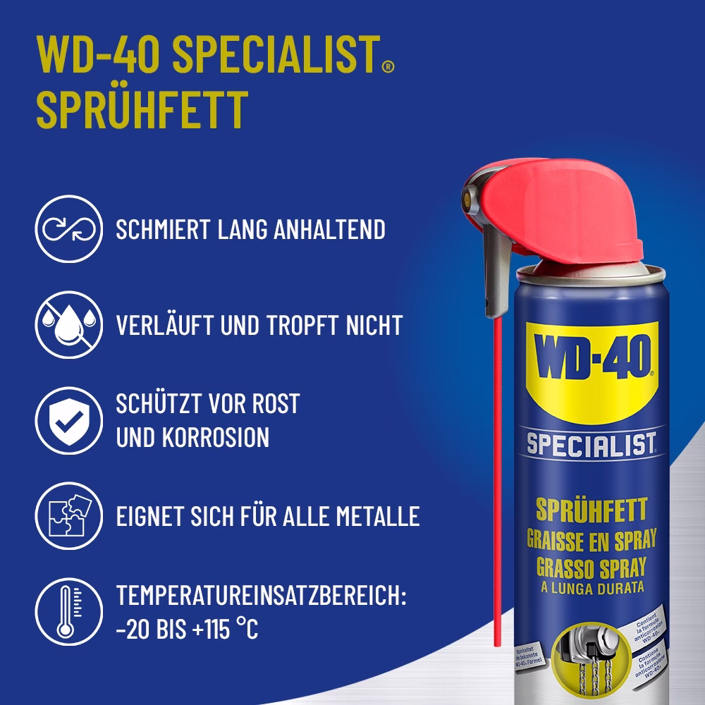 Sprühfett 400ml braun Spraydose Smart Straw™