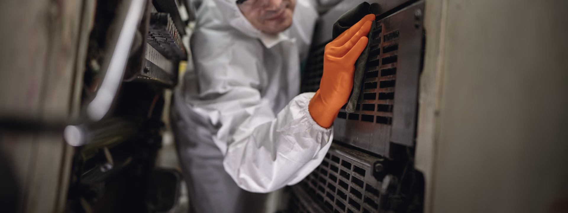Einw.-Handsch.TouchNTuff 93-800 Gr.8,5-9 orange Naturgummilatex,Nitril,Neopren