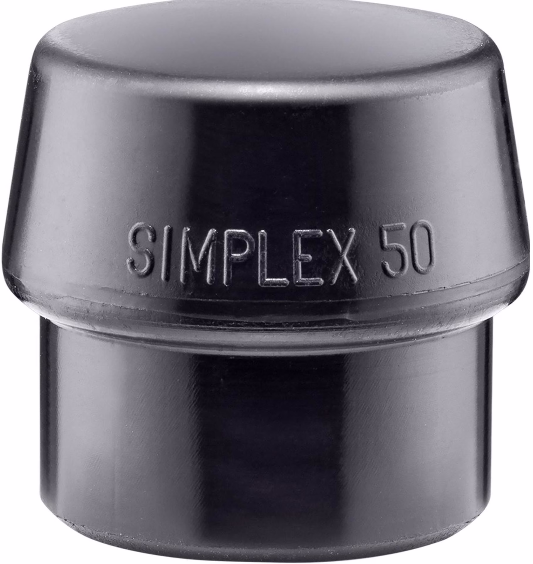 Schonhammerkopf SIMPLEX Kopf-Ø 50mm Gum.schwarz mittelh