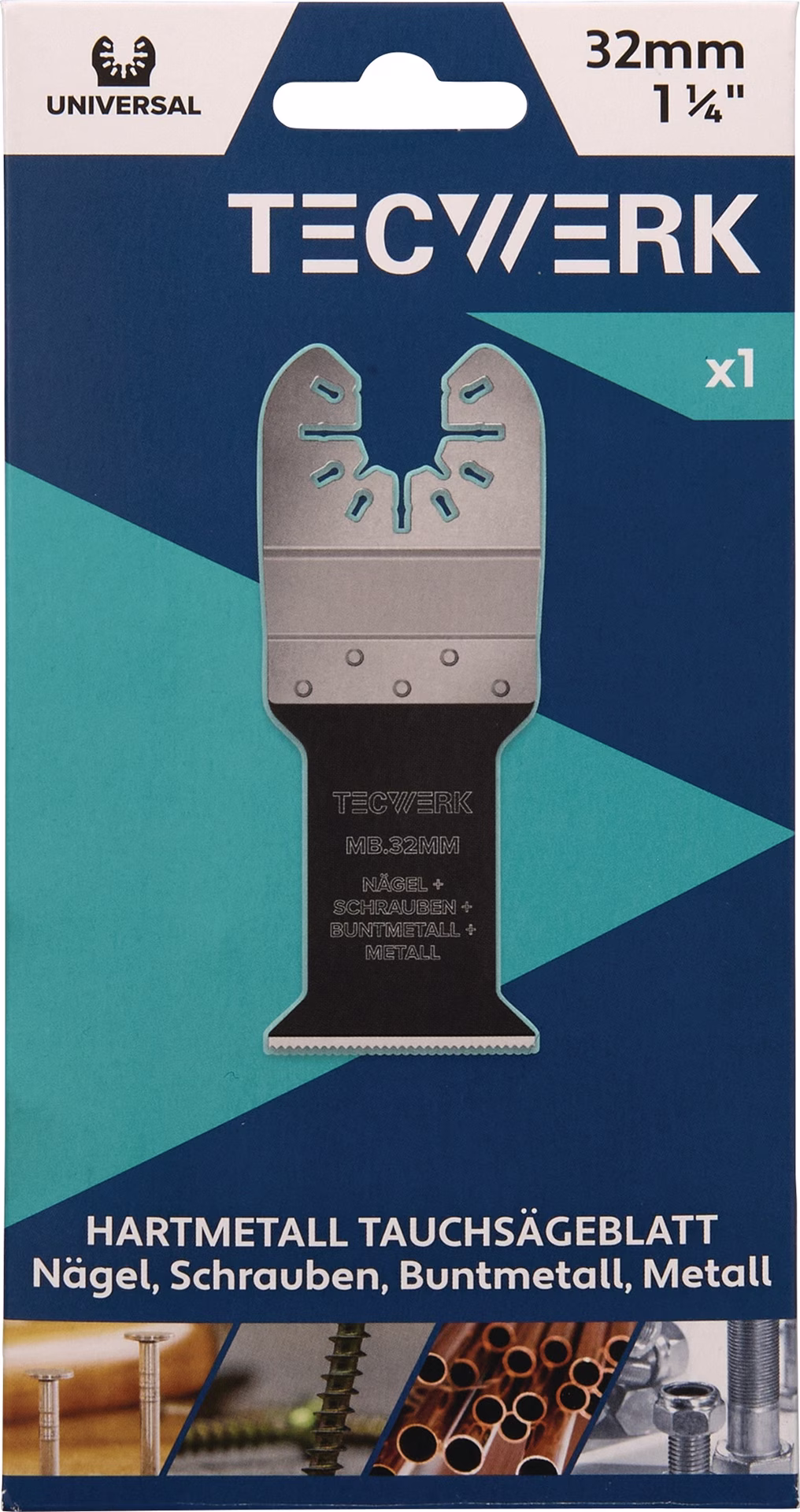 Tauchsägeblätter B.32mm Eintauch-T.46mm 1 St.Univ