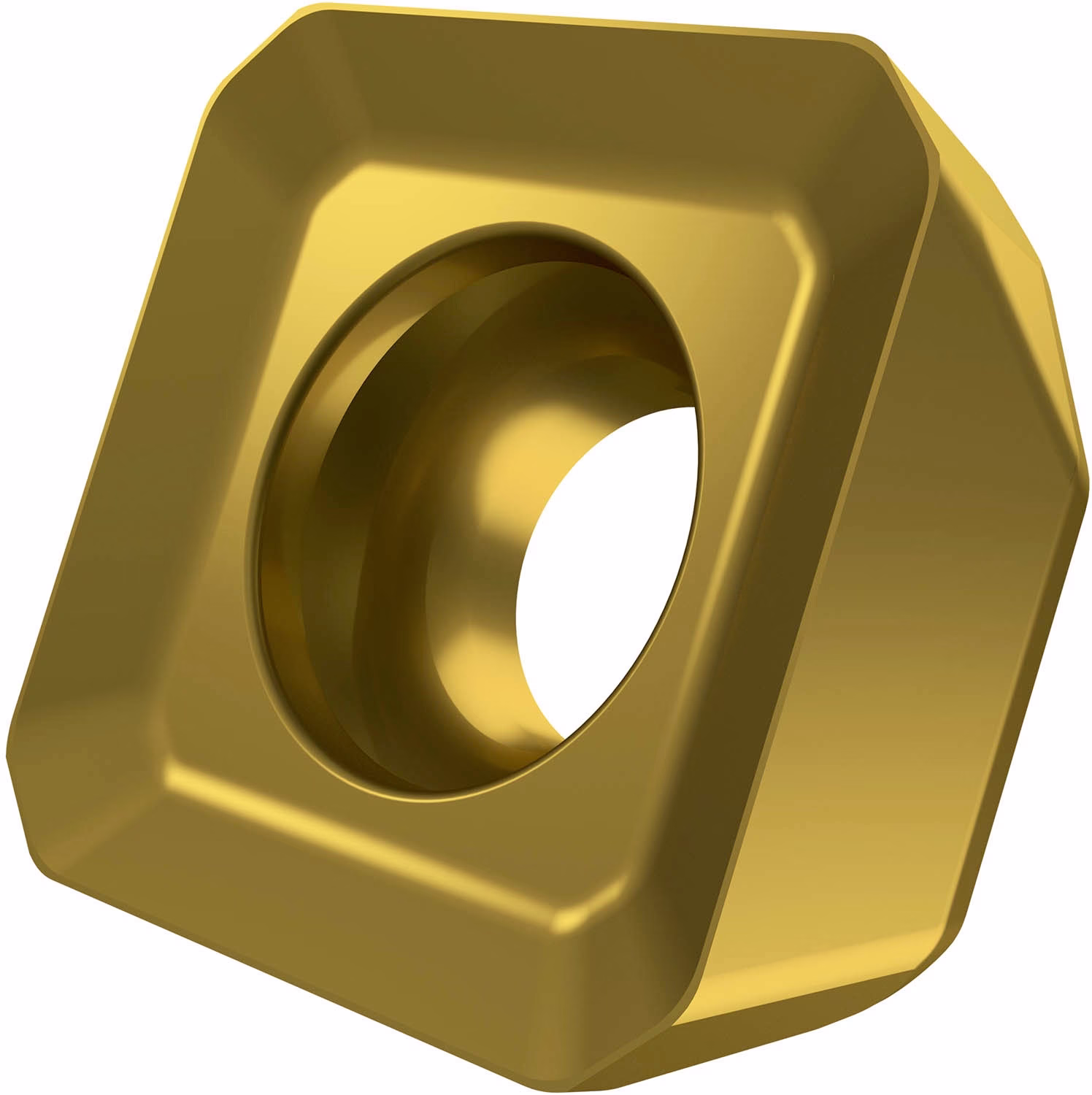 Fräswendeschneidplatte ISO SNKT D.5,2mm PVD beschichtet Gold