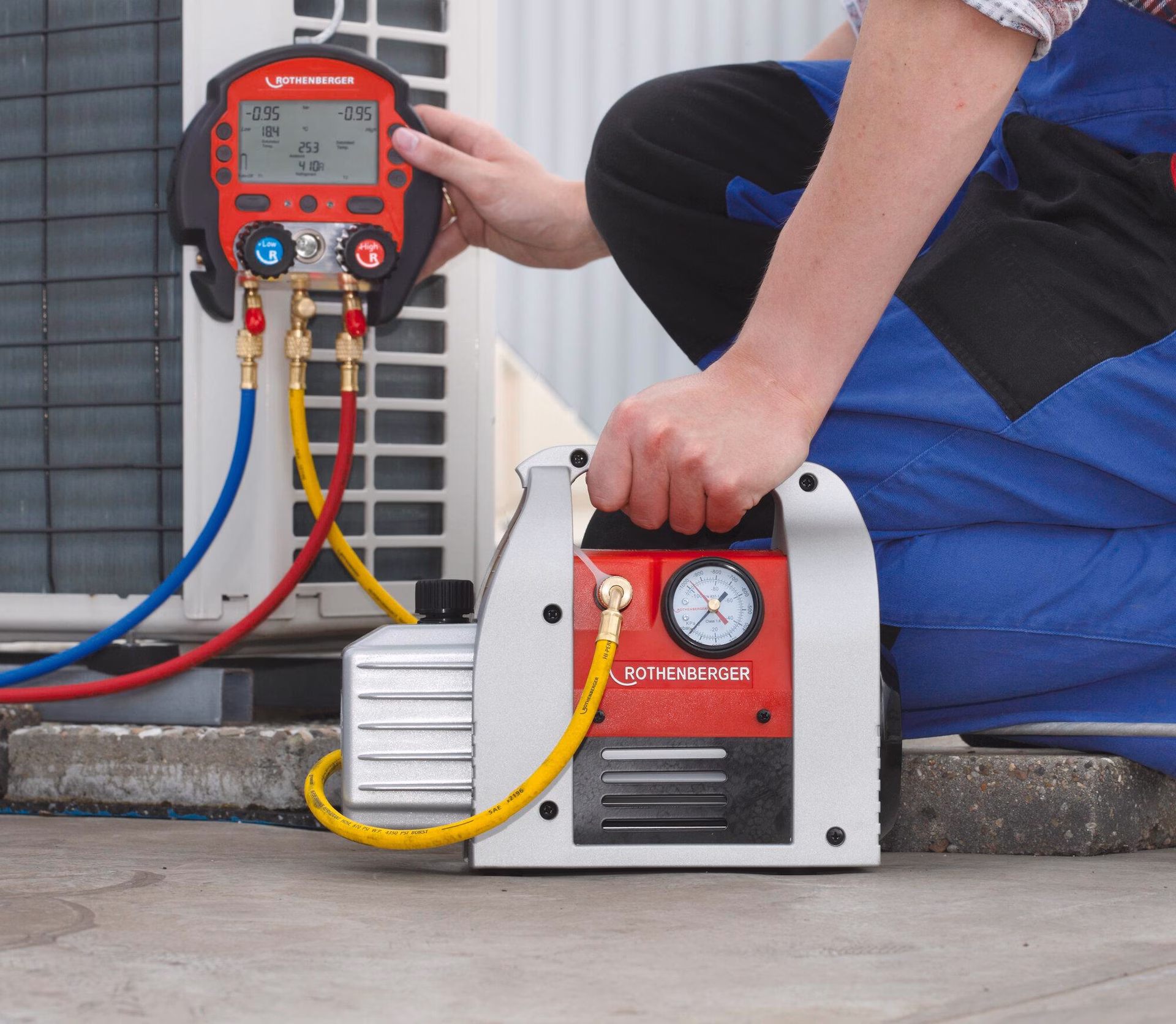 Vakuumpumpe ROAIRVAC R32 6.0 Fördermenge 170l/min 17,3kg 220-240 V