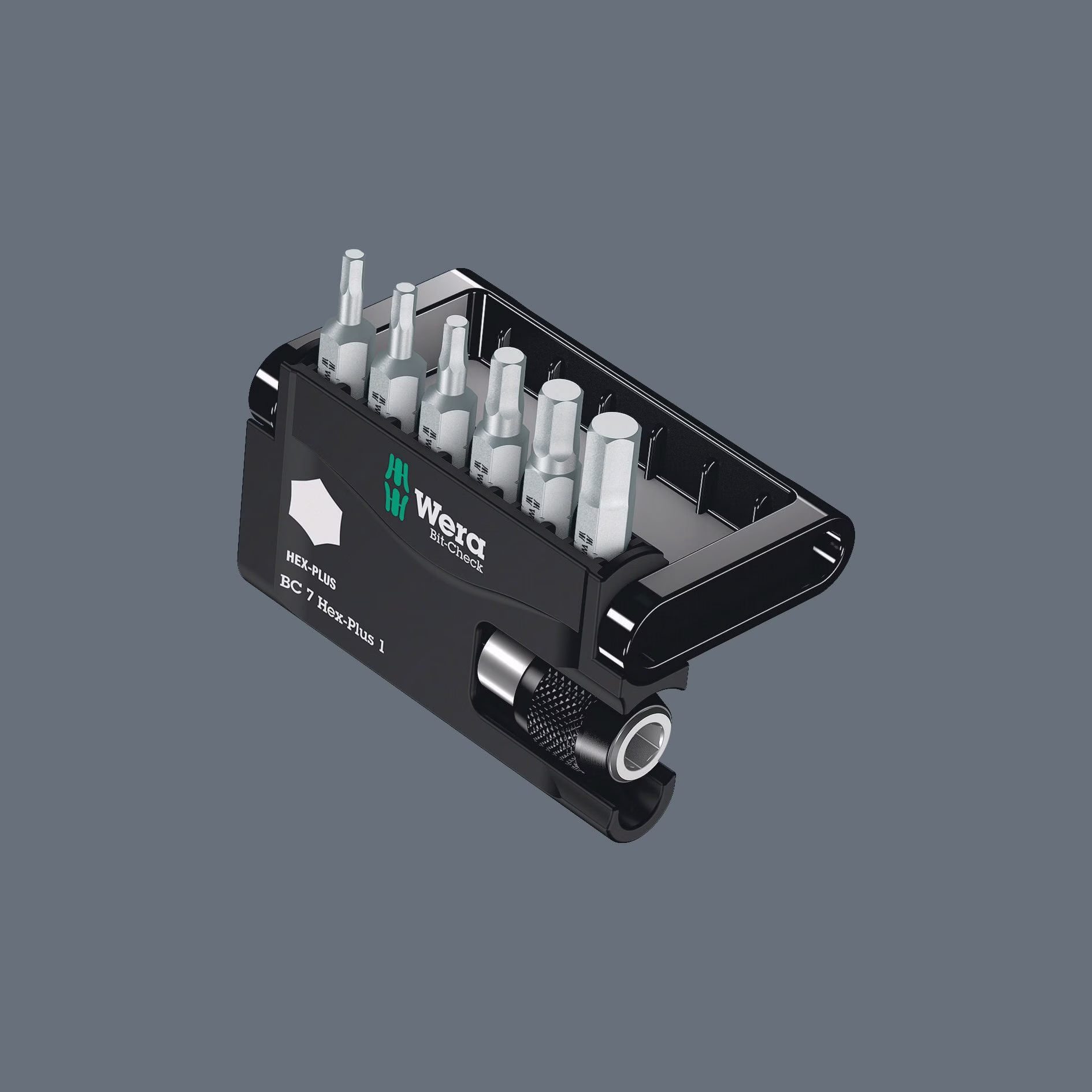 Bitsatz 8040-6/Z Hex-Plus 7teilig Bithalter/6Sechskantbits Hex-Plus m.Bitbox